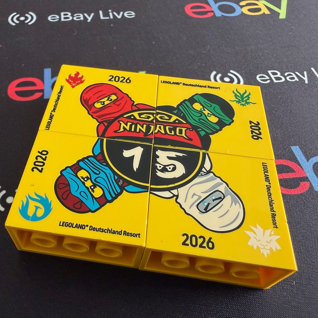 Alle 4 LEGOLAND Ninjago Jubiläums-Steine