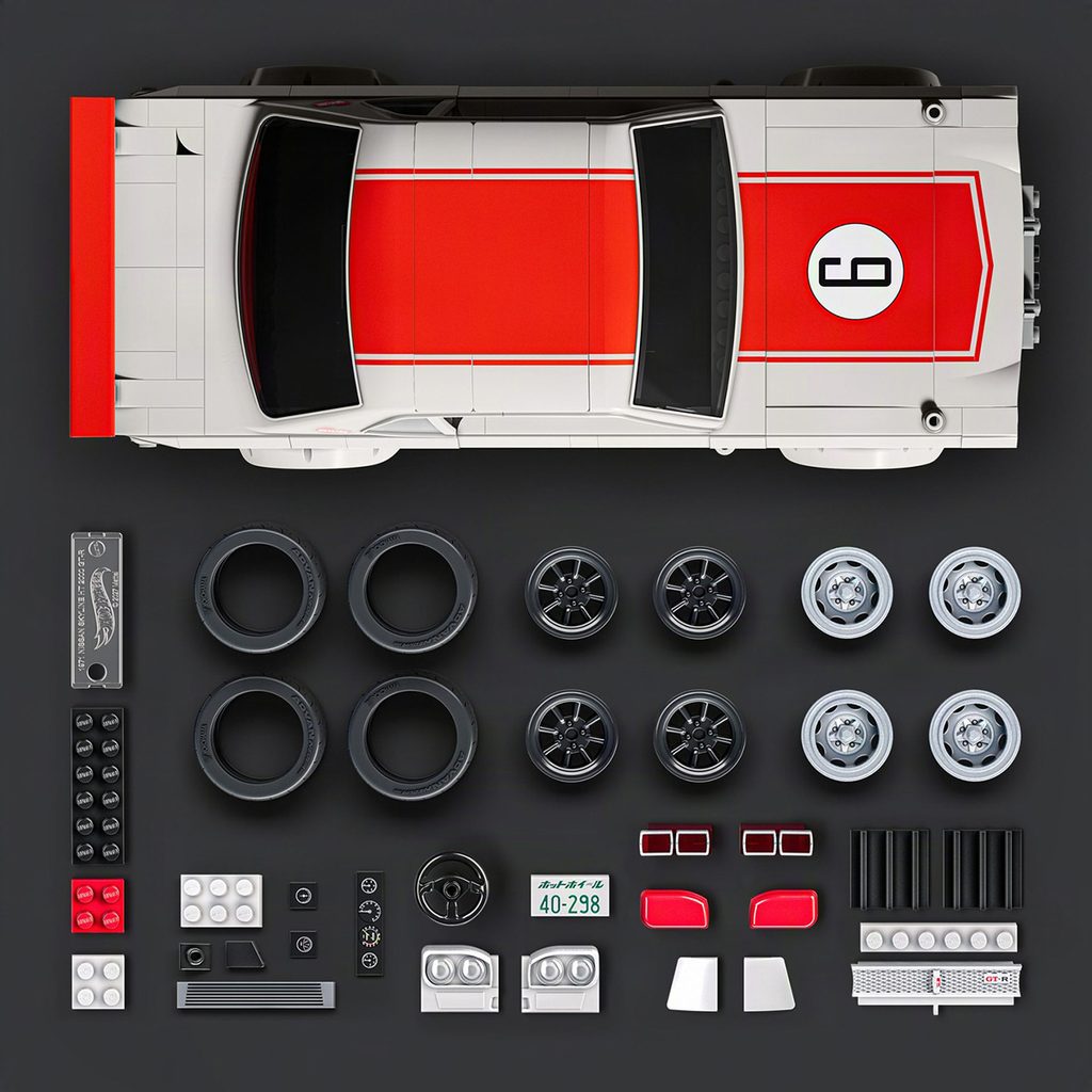 Mattel Brick Shop Nissan Skyline 2000GT-R